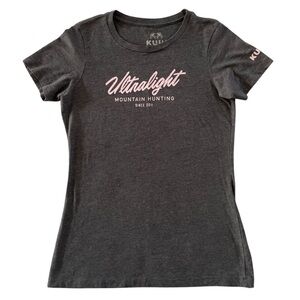 KUIU Women’s Ultralight Hunting Graphic Tshirt M Mountain Hunting Tee Cotton Top